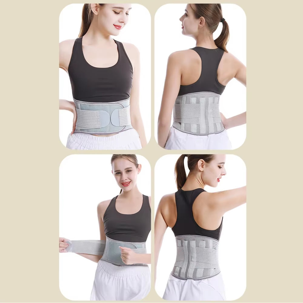 Self-Heating Lumbar Pain Relief Magnet Belt,Thermal Magnetic Therapy Tourmaline Lower Back Waist Support Belt for Pain Relief