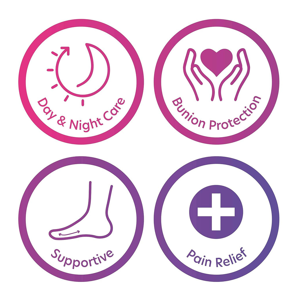JFA Medical Bunion Corrector, Bunion Splint Toe Separators, Pain Relief & Protec